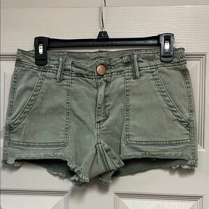 BKE Sage Green Women's Cargo Shorts
